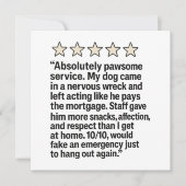 獣医さんに感謝 カード (正面)