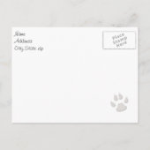 獣医さんのお見舞いカードPUPと子猫 ポストカード (裏面)