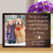 獣医さんペットパーソナライズされたの写真 フォトプラーク