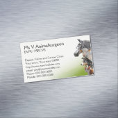 獣医すべての動物の練習 マグネット名刺 (インサイチュ)