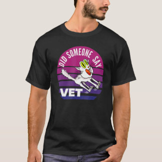 獣医って言った? ネコの獣医 ペットのオーナー ギ Tシャツ