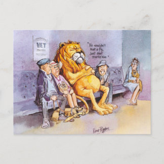 獣医で ポストカード