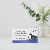 獣医とペット介護用名刺 名刺 (スタンド正面)