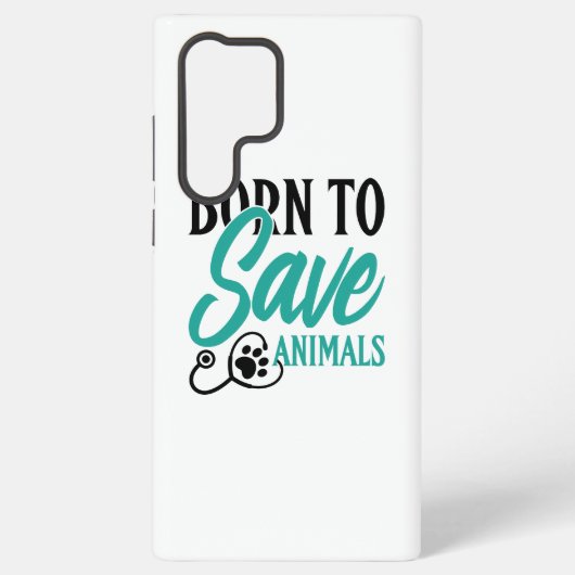 獣医と動物看護師への感謝 SAMSUNG GALAXYケース (裏面)