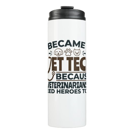 獣医にもヒーローが必要なため獣医が技術を学ぶ タンブラー (正面)