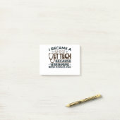 獣医にもヒーローが必要なため獣医が技術を学ぶ ポストイット (デスク上)