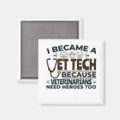 獣医にもヒーローが必要なため獣医が技術を学ぶ マグネット (正面/裏面)