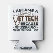 獣医にもヒーローが必要なため獣医が技術を学ぶ 缶クーラー (裏面)