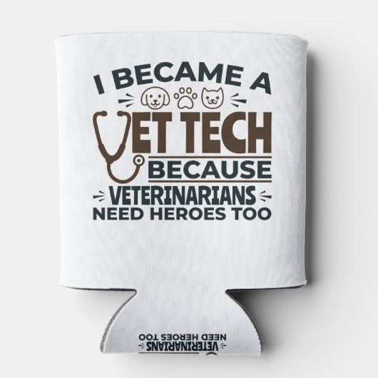 獣医にもヒーローが必要なため獣医が技術を学ぶ 缶クーラー (裏面)