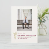 獣医による卒業のお知らせ 案内状 (スタンド正面)