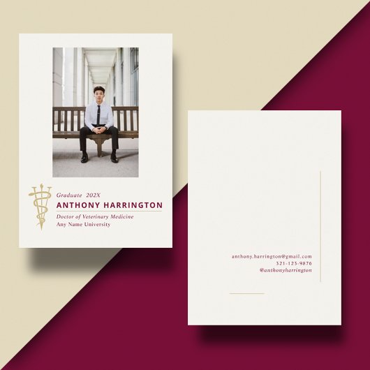 獣医による卒業のお知らせ 案内状