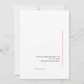 獣医による卒業式ブラックレッド発表 案内状 (裏面)