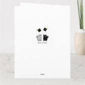 獣医による卒業 カード (裏面)