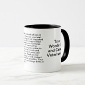 獣医に感謝のメッセージ マグカップ (正面右)