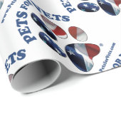 獣医のためのペット ラッピングペーパー (ロールコーナー)