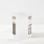 獣医のギフト フロストグラスマグカップ (中央)