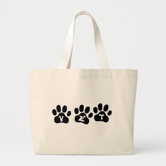獣医のバッグ ラージトートバッグ (正面)