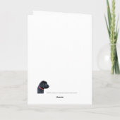 獣医のパーソナライズされたクリスマスペットの写真 シーズンカード (裏面)