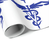 獣医のロゴ4 ラッピングペーパー (ロールコーナー)