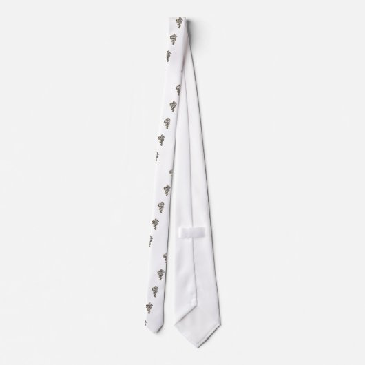 獣医のロゴ ネクタイ (裏面)