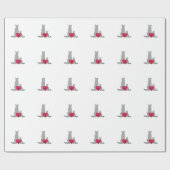 獣医のロゴ ラッピングペーパー (フラット)