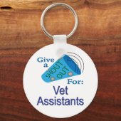 獣医の助手に大声で言う キーホルダー (正面)