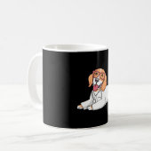 獣医の医療受付係 コーヒーマグカップ (正面左)