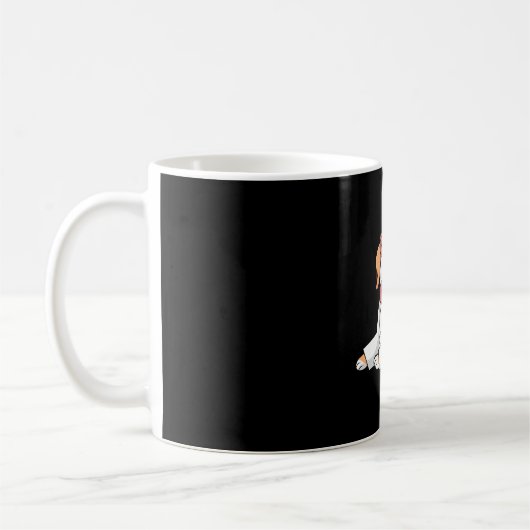 獣医の医療受付係 コーヒーマグカップ (左)
