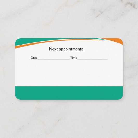 獣医の医者または医院のための名刺 名刺 (裏面)