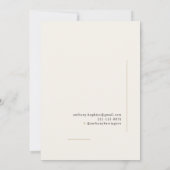 獣医の卒業式ブラック金ゴールドシンボル 案内状 (裏面)