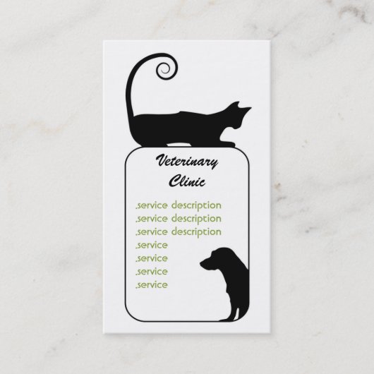 獣医の名刺 名刺 (正面)