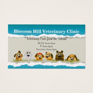 獣医の名刺 名刺