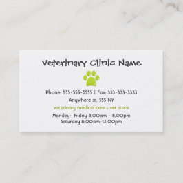 獣医の名刺 名刺