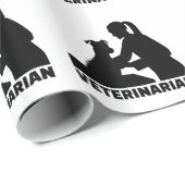 獣医の女性 ラッピングペーパー (ロールコーナー)