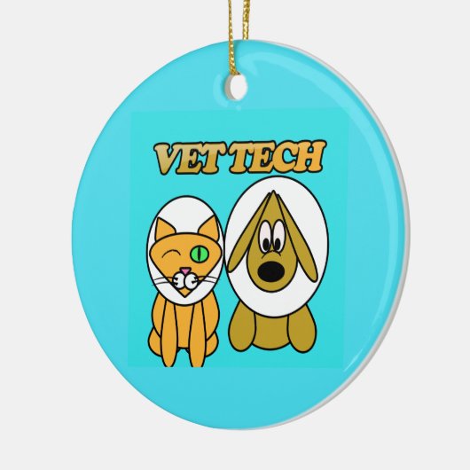 獣医の技術のオーナメント セラミックオーナメント (左)