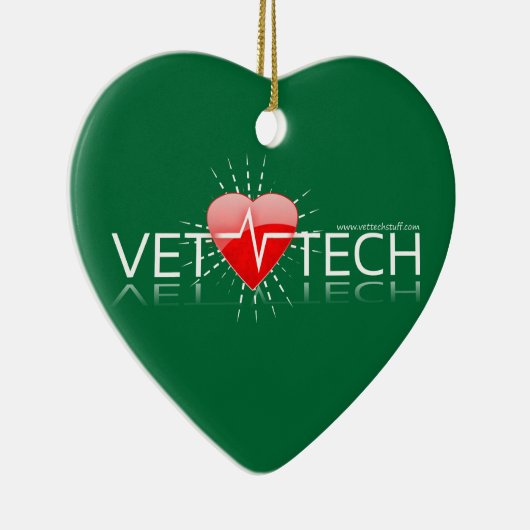 獣医の技術のクリスマスのオーナメント セラミックオーナメント (右)