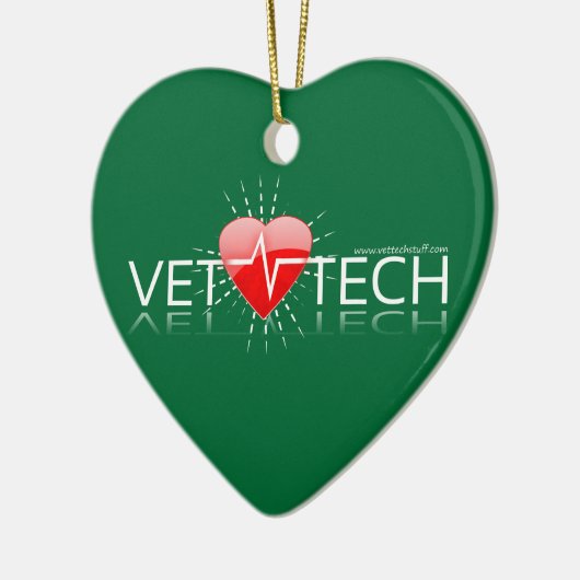 獣医の技術のクリスマスのオーナメント セラミックオーナメント (左)