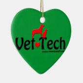 獣医の技術のクリスマスのオーナメント セラミックオーナメント (右)