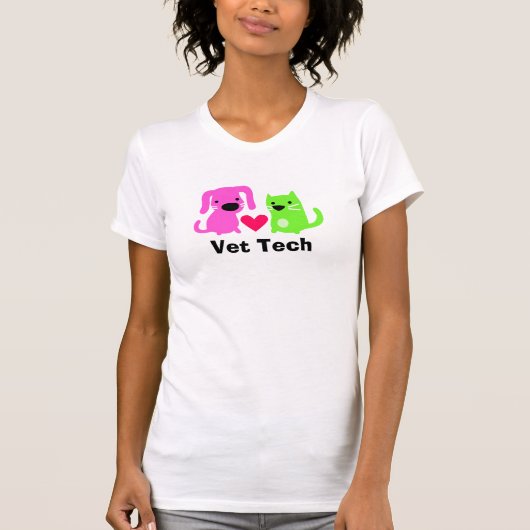 獣医の技術のティー Tシャツ (正面)