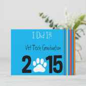 獣医の技術の卒業の招待状2015年 招待状 (スタンド正面)