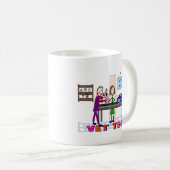 獣医の技術の芸術のギフト コーヒーマグカップ (正面右)