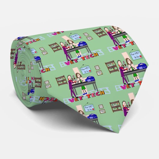獣医の技術者のギフト---ユニークな芸術 ネクタイ (ロール)