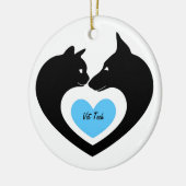 獣医の技術 セラミックオーナメント (左)