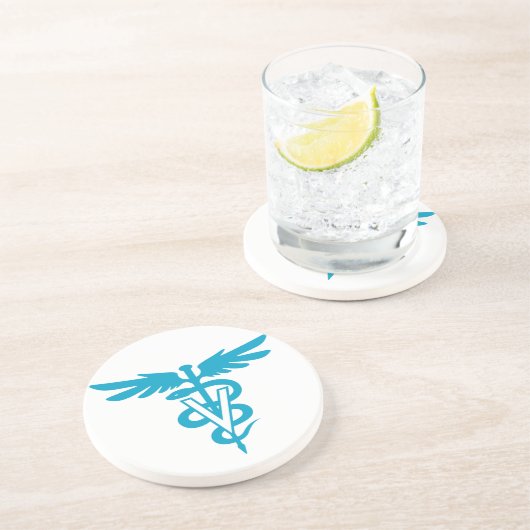 獣医の技術-獣医の記号 コースター (側面)