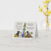 獣医の日の感謝またはサンキューカード カード (黄色い花)