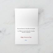 獣医の日の感謝またはサンキューカード カード (内部)