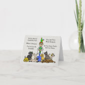 獣医の日の感謝またはサンキューカード カード (正面)