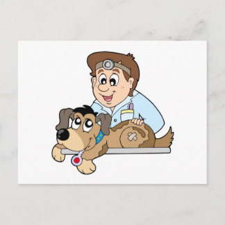 獣医の犬 ポストカード