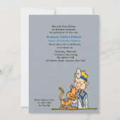 獣医の猫の卒業招待状 招待状 (正面)