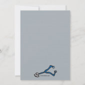 獣医の猫の卒業招待状 招待状 (裏面)